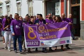 Marcha de escolares por la igualdad en Telde (Foto TA)